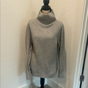 Gray Women's Cashmere Wool Sweater